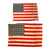 Original U.S. WWI & WWII 48 Star Wool Flags - Lot of 2 - 25 x 33½” & 33½ x 48” Original Items
