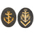 Original German WWII Kriegsmarine Ratings Badges with Dog Tag and Cap Tally Grouping - 6 Items Original Items