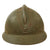Original French WWII M1926 Adrian Helmet with Chinstrap - Olive Green Original Items