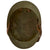 Original French WWII M1926 Adrian Helmet with Chinstrap - Olive Green Original Items