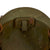 Original French WWII M1926 Adrian Helmet with Chinstrap - Olive Green Original Items