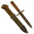 Original U.S. WWII PAL K4808 Butcher Knife Turned Fighting Knife in M8 Scabbard by B.M. Co. Original Items