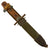 Original U.S. WWII PAL K4808 Butcher Knife Turned Fighting Knife in M8 Scabbard by B.M. Co. Original Items