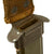 Original U.S. WWII PAL K4808 Butcher Knife Turned Fighting Knife in M8 Scabbard by B.M. Co. Original Items