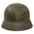 Original German WWII Extra Small Heer Army M35 Textured Paint Helmet with 1944 Dated 53cm Liner - Stamped ET60 Original Items