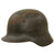 Original German WWII Extra Small Heer Army M35 Textured Paint Helmet with 1944 Dated 53cm Liner - Stamped ET60 Original Items