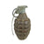 Original U.S. WWII Inert MkII Pineapple Grenade with M10A3 Fuze by American Armament Corporation Original Items