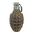 Original U.S. WWII Inert MkII Pineapple Grenade with M10A3 Fuze by American Armament Corporation Original Items