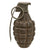 Original U.S. WWII Inert MkII Pineapple Practice Grenade with M10A3 Fuze Original Items