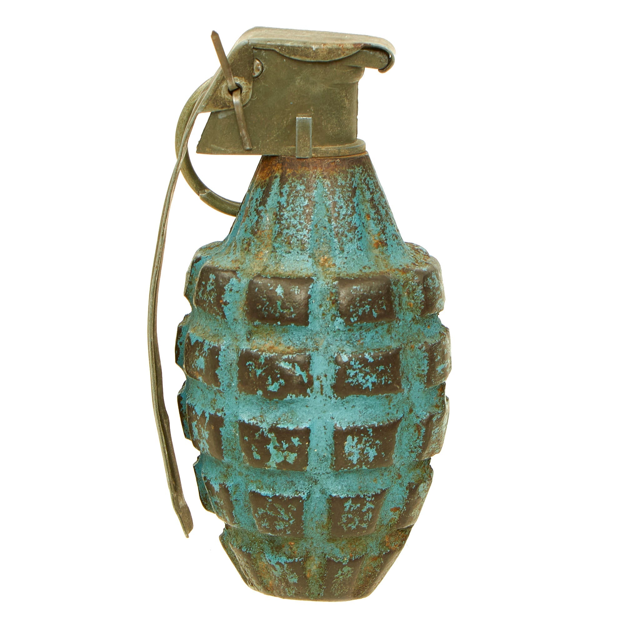 Original U.S. WWII M21 Inert Practice Pineapple Fragmentation Training ...