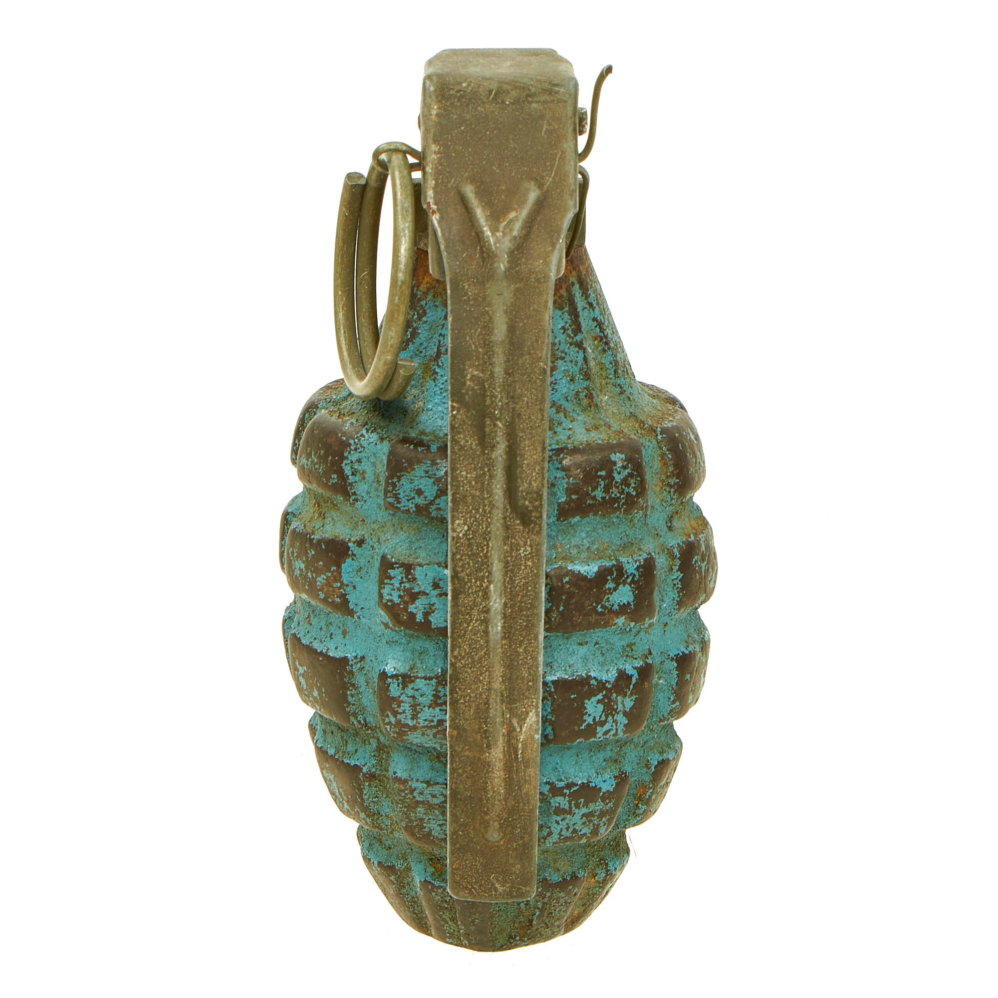 Original U.S. WWII M21 Inert Practice Pineapple Fragmentation Training ...