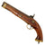 Original British Made East India Company Model 1843 Percussion Dragoon Pistol with Barrel Markings and Flamed Stock Original Items
