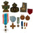 Original Italian WWI & WWII Medal & Bullion Insignia Lot - 11 Items Total Original Items