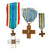 Original Italian WWI & WWII Medal & Bullion Insignia Lot - 11 Items Total Original Items