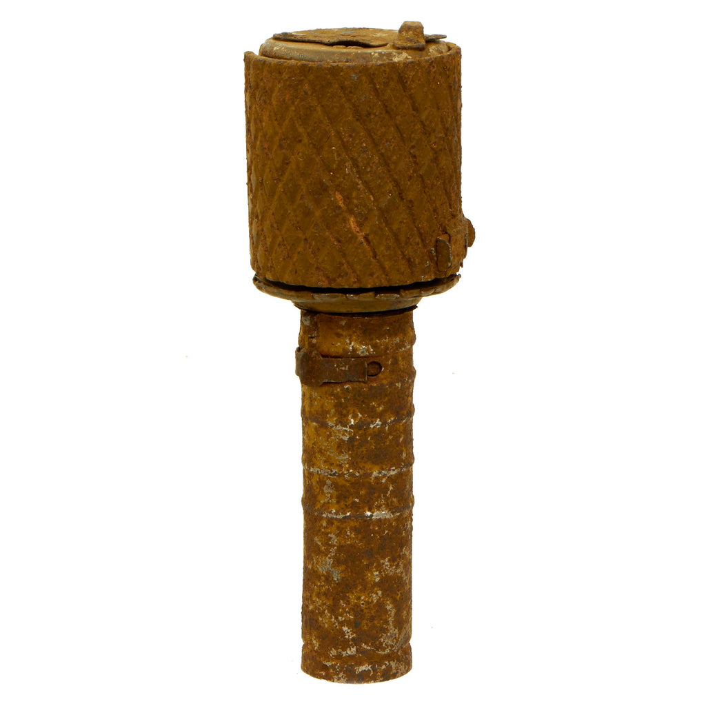 Original WWII Soviet RGD-33 Inert Stick Grenade with Fragmentation Sleeve Original Items