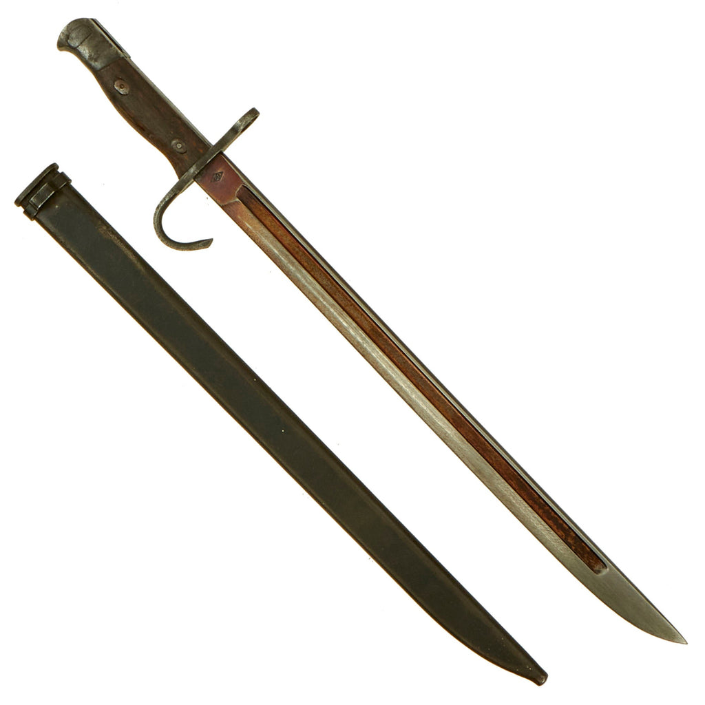 Original Chinese Korean War Era Rare Type 30 Bayonet and Scabbard by “Diamond 60” Gongxian Arsenal Original Items
