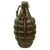 Original U.S. Pre-WWII Inert Early MkII Pineapple Grenade with WWI Mark 1 Grenade Fuze - Black 1920s/30s Era Original Items