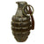 Original U.S. Pre-WWII Inert Early MkII Pineapple Grenade with WWI Mark 1 Grenade Fuze - Black 1920s/30s Era Original Items