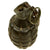 Original U.S. Pre-WWII Inert Early MkII Pineapple Grenade with WWI Mark 1 Grenade Fuze - Black 1920s/30s Era Original Items