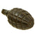 Original U.S. Pre-WWII Inert Early MkII Pineapple Grenade with WWI Mark 1 Grenade Fuze - Black 1920s/30s Era Original Items