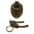 Original U.S. Pre-WWII Inert Early MkII Pineapple Grenade with WWI Mark 1 Grenade Fuze - Black 1920s/30s Era Original Items