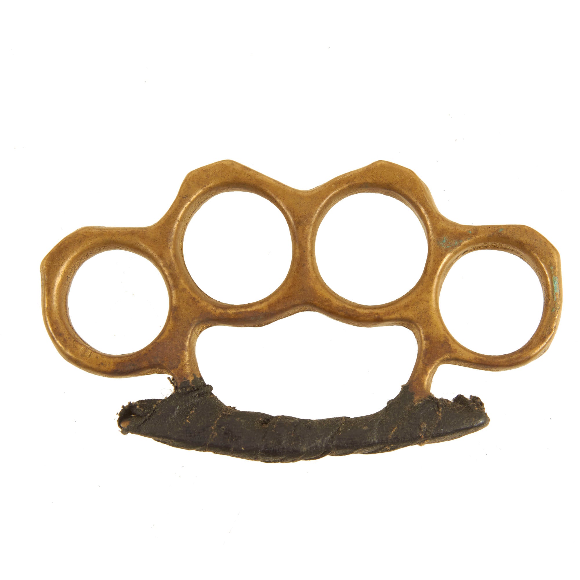 Original U.S. WWII Custom Made Cast Brass Knuckle Dusters with Grip Ta –  International Military Antiques