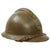 Original French WWII Model 1926 Adrian Infantry Helmet with Liner & Chinstrap - Olive Green Original Items