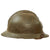 Original French WWII Model 1926 Adrian Infantry Helmet with Liner & Chinstrap - Olive Green Original Items