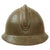 Original French WWII Model 1926 Adrian Infantry Helmet with Liner & Chinstrap - Olive Green Original Items