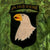 Original U.S. Vietnam War 101st Airborne 1st Cavalry Custom-Sewn Wall Hanging Sheet with In Country-Made Insignia Original Items