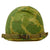Original U.S. Vietnam M1 Helmet with Reversible Camouflage Cover and Liner - Complete Original Items