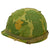 Original U.S. Vietnam M1 Helmet with Reversible Camouflage Cover and Liner - Complete Original Items