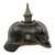 Original Imperial German WWI Prussian M1915 EM/NCO Pickelhaube Spiked Helmet Shell - As-is