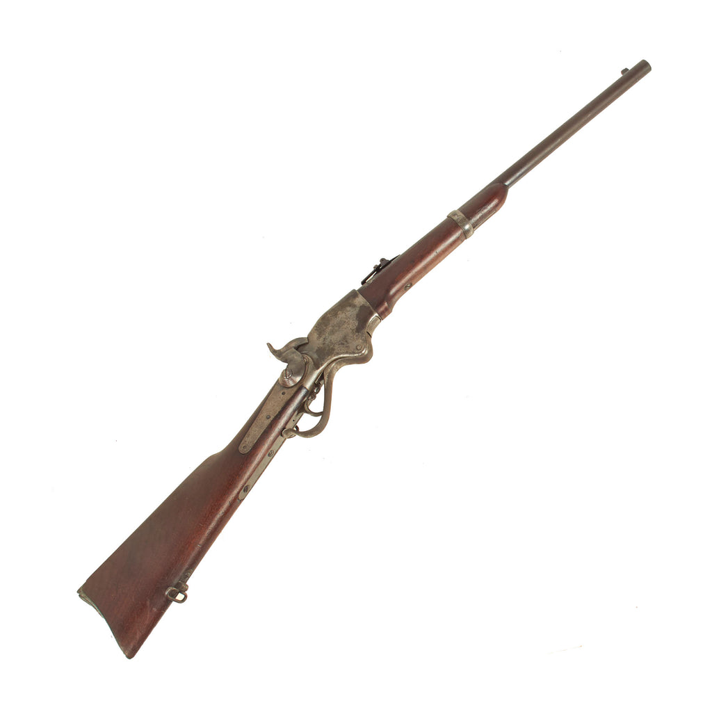 Original U.S. Spencer Model 1860/65 Saddle Ring Repeating Carbine with Smoothbore Barrel - Serial 29617 Original Items