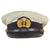 Original WWII Imperial Japanese Navy IJN Officer Visor Cap with White Cover in Carry Case Original Items