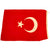 Original Turkey WWI Era Star and Crescent Flag of the Ottoman Empire - 40” x 56” Original Items