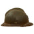Original French WWII M1926 Adrian Helmet with Chinstrap - Olive Green Original Items