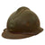Original French WWII M1926 Adrian Helmet with Chinstrap - Olive Green Original Items
