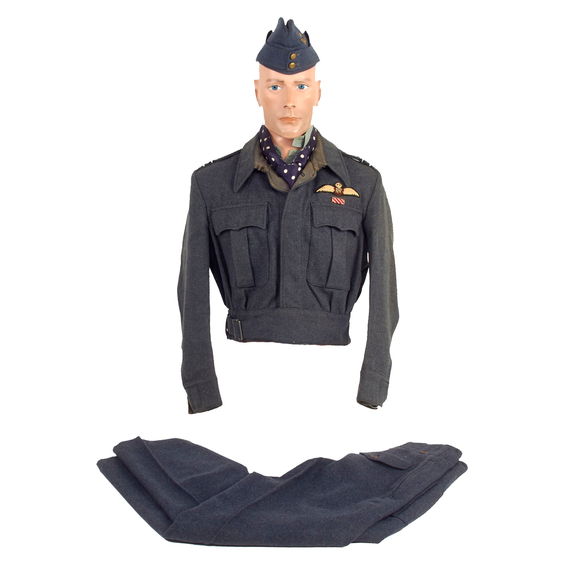 Original WWII British Royal Air Force Pilot's Uniform Grouping