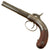 Original U.S. 19th Century Allen & Thurber Single Shot Rifled Percussion Overcoat Pistol Serial 501 - circa 1850 Original Items