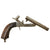 Original U.S. Civil War Era Belgian 11mm Pinfire Double Barrel Pistol with Hidden Triggers - circa 1855 Original Items