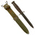 Original U.S. WWII M3 Blade Marked Fighting Knife by Camillus with M8 Scabbard Original Items