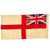 Original British WWII Naval The White Ensign Flag - St George's Ensign - 18½ x 36” Original Items