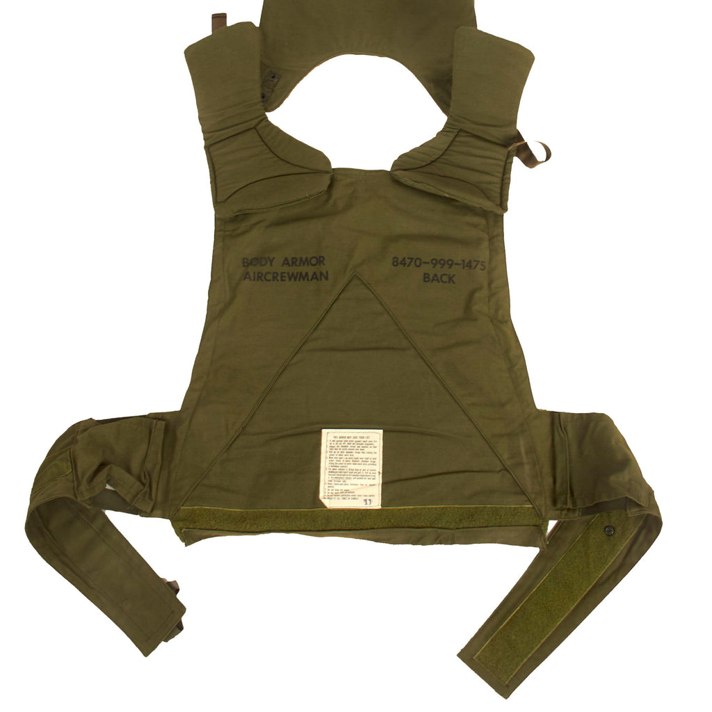 Original U.S. Vietnam War M69 Flak Vest Body Armor by Hunter Outdoor ...