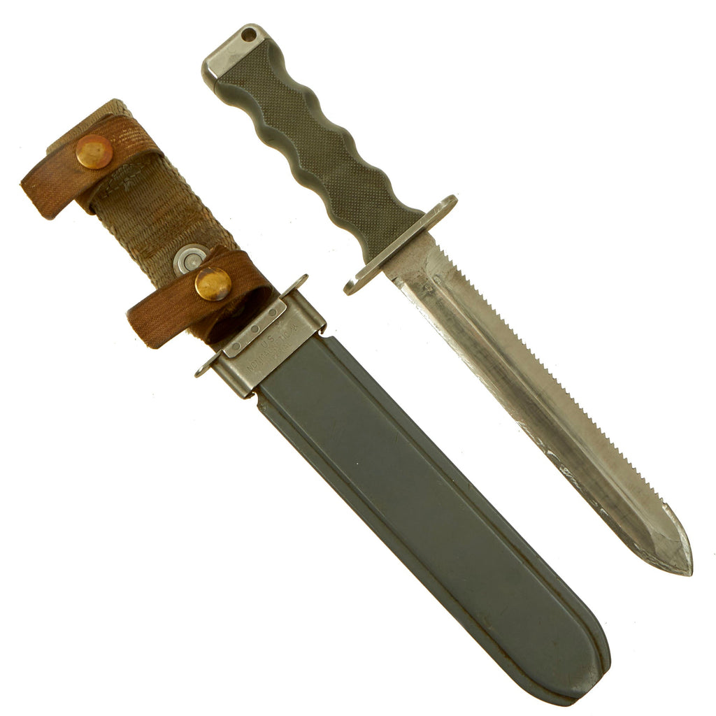 Original Rare Vietnam War UDT / Navy SEAL Non-Magnetic Frogman’s Knife by Imperial-Serial Number 797 - One of less than 1,200 Made! Original Items