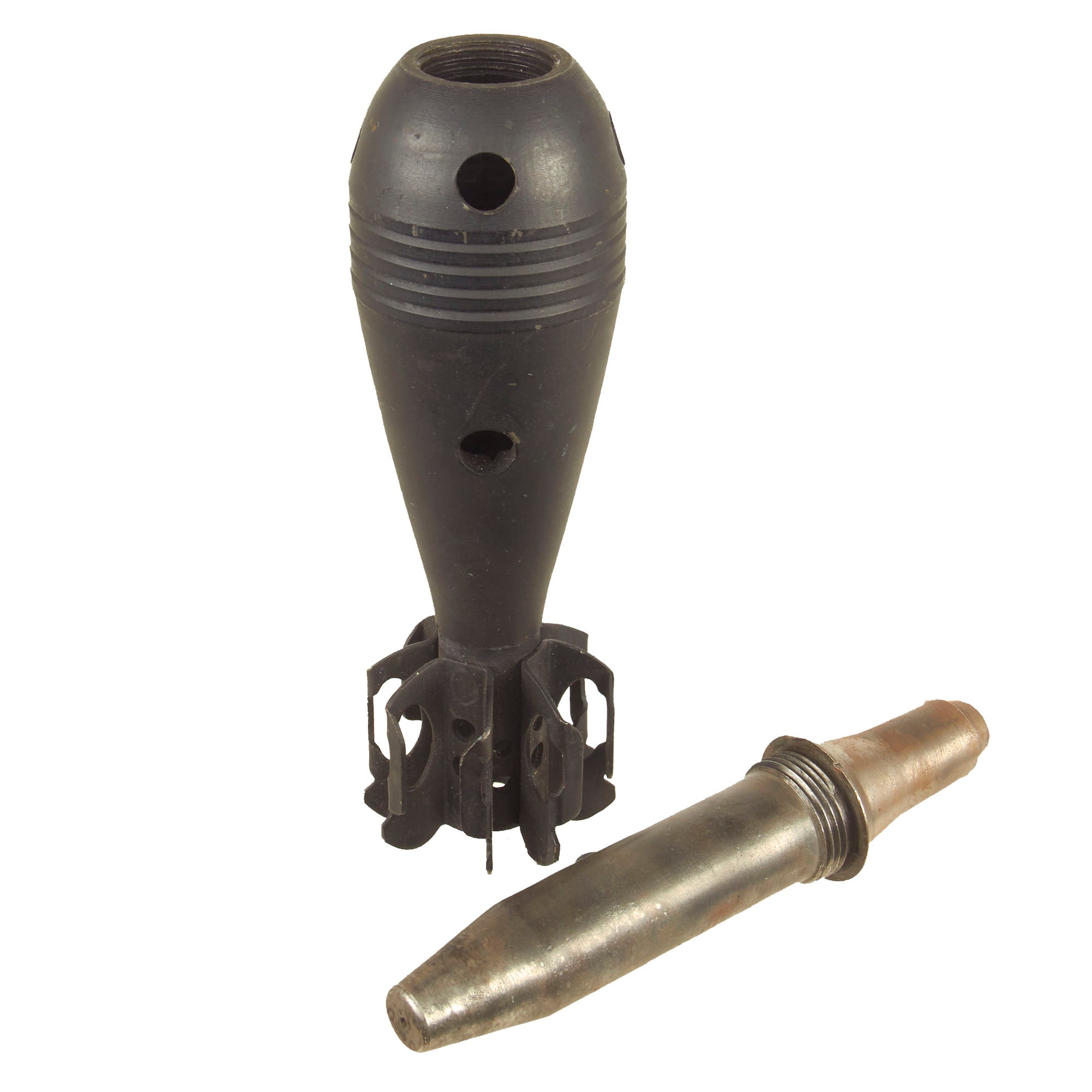 Inert Arm Original French WWII Inert 60mm Mortar With Internal Fragmentation Gro ...
