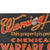Original U.S. Pre WWII Era Lake Erie Chemical Company Chemical Warfare Gas Warning Sign - Circa 1920s - 6 ¼” x 4 ⅛” Original Items
