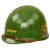 Original Occupation Period Named M1 Helmet Liner Marked 52nd Armored Engineer Battalion with Early "Green Buckle" Chinstrap Original Items