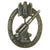 Original Rare German WWII Heer Army Flak Anti-Aircraft Artillery Badge by C.E. Juncker of Berlin Original Items
