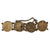 Original Imperial Russian WWI Ground Dug Pilot’s Badge & Sweetheart Bracelet Made from Russian Coins Original Items